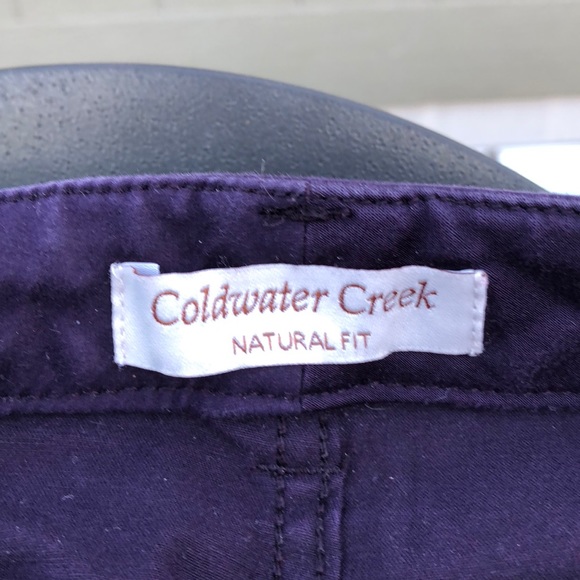 Dark purple Coldwater Creek slacks like new! - Picture 3 of 5